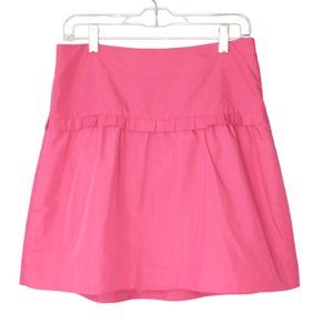Ann Taylor LOFT Hot Pink Ruffle Trim Skirt Size 4